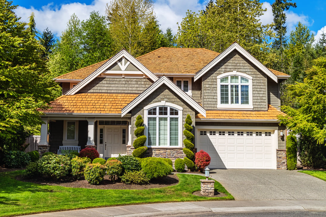 Modern Suburban House Exterior